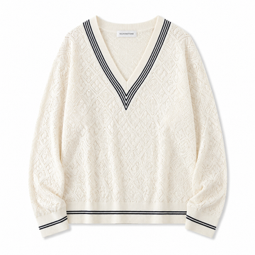 Campus Diamond Knit Sweater