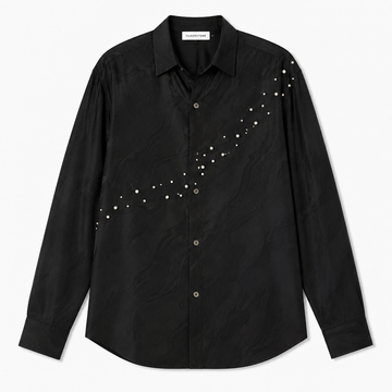 Noir Beaded Shadow Shirt