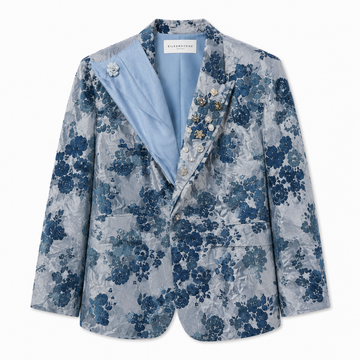 Vintage Velvet Brocade Blazer