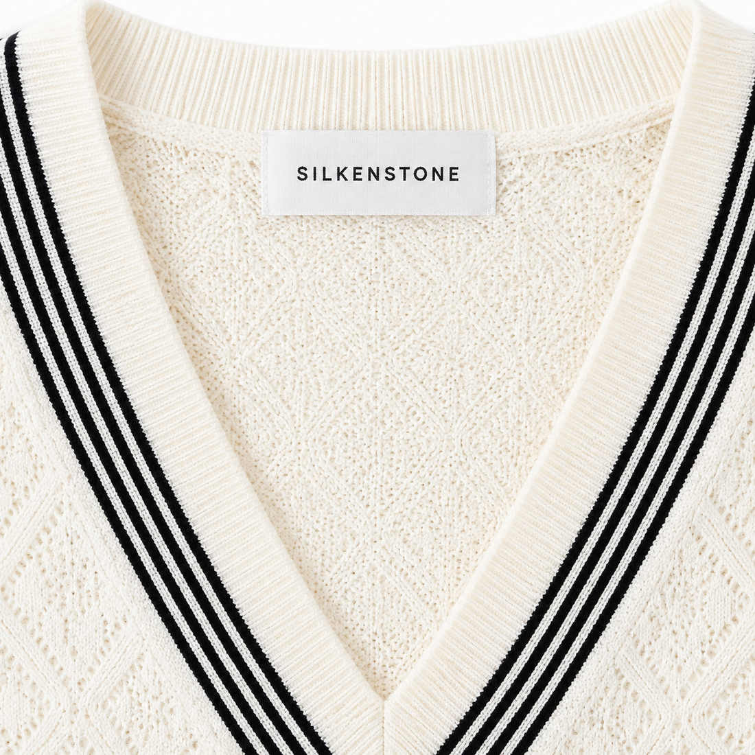 Campus Diamond Knit Sweater