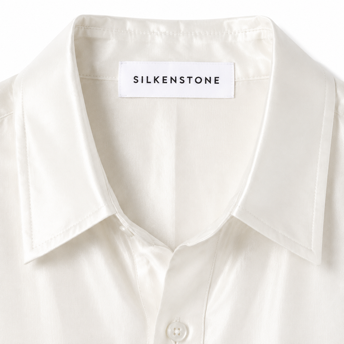 White Satin Dandy Shirt