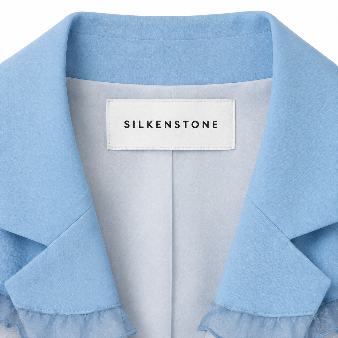 Blue Lace Contrast Blazer